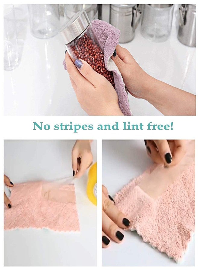 SynSo Microfiber Cloth - Pack of 4 - Soft Highly Absorbent Cleaning Rags, Lint Free - Microfiber Towels for Cars, House, Kitchen, Window (25 x 25 cm) - Image 4